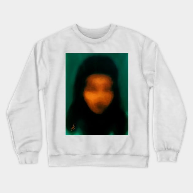 Blurry face Crewneck Sweatshirt by andjicu